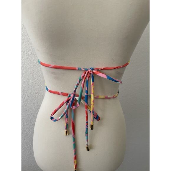 Kenny Flowers Swim Bikini Top Colombia Print Multicolor Swimwear - Picture 5 of 5